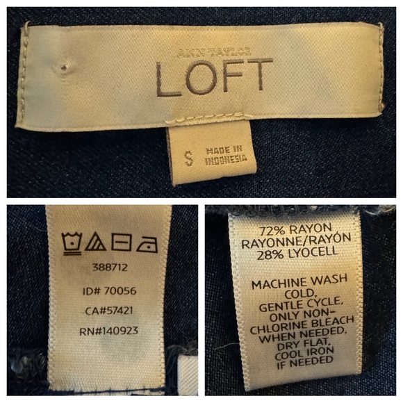Ann Taylor LOFT Blue Shirt - Picture 11 of 11